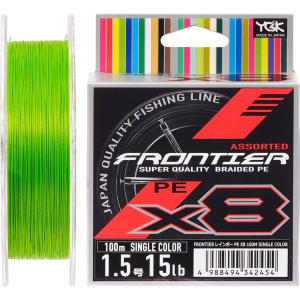 хороша модель Шнур YGK Frontier X8 Assorted Single Color 100 м #2.0/0.235 мм 20lb/9.0 кг (55450338)