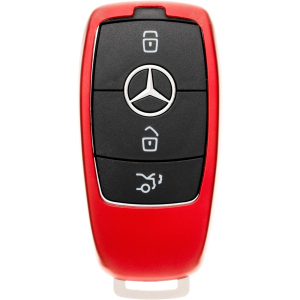 Чехол для автоключа LaManche Mercedes Red (Benz-B01K_rd) лучшая модель в Виннице