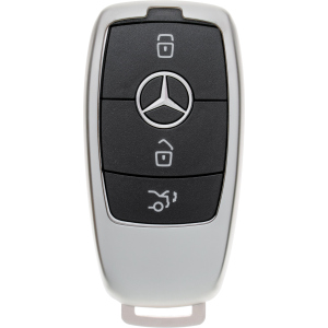 Чохол для автоключа LaManche Mercedes Silver (Benz-B01K_slv) краща модель в Вінниці