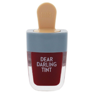 хороша модель Зволожуючий гелевий тинт для губ Etude House Dear Darling Water Gel Tint Ice Cream PK004 Red Bean Red 4.5 г (8809667985260)