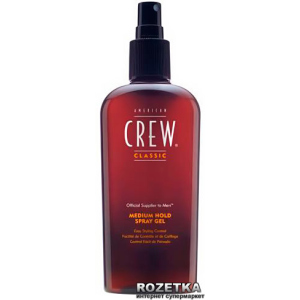 Спрей-гель для волосся American Crew Medium Hold Spray Gel середньої фіксації 250 мл (738678151846) ТОП в Вінниці