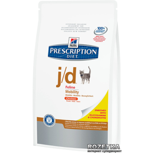 Сухий корм для кішок Hills Prescription Diet Feline j/d зі смаком курки 2 кг (6135,08) (052742613505) в Вінниці