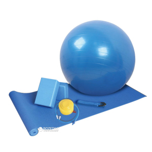 Набор для йоги LiveUp Training Set Blue (LS3243) лучшая модель в Виннице