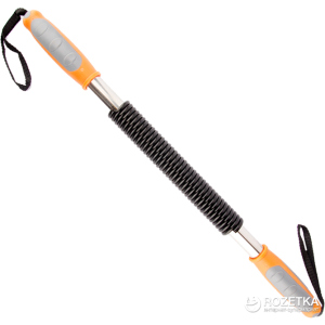 Еспандер LiveUp Power Twister пружинний Black-Orange (LS3161B) ТОП в Вінниці