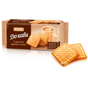 Упаковка печива Roshen До кави з ароматом топлене молоко 185 г x 48 пачок (4823077633645) ТОП в Вінниці