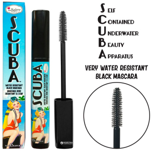 Водостійка туш для вій TheBalm Scuba Water Resistant Black Mascara 9.8 мл (681619810343) в Вінниці