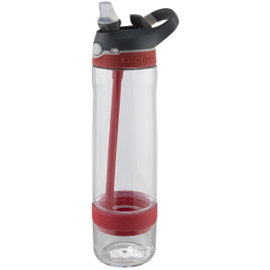 Бутылка для воды Contigo Ashland Infuser Watermelon 760 мл Красная/Серая (72912) лучшая модель в Виннице