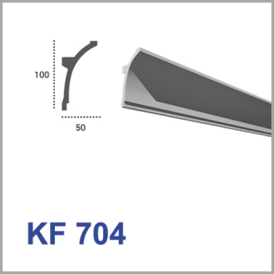 Карниз для прихованого освітлення Tesori KF 704 200см краща модель в Вінниці