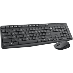 Комплект беспроводной Logitech MK235 black (920-007948) лучшая модель в Виннице