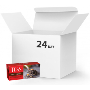 Упаковка чая пакетированного TESS Earl Grey 24 шт по 25 пакетиков (4823096807850)