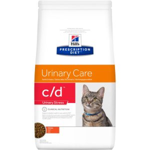 Сухий корм для кішок Hill's PRESCRIPTION DIET c/d Urinary Stress Feline Chicken з ідіопатичним циститом 4 кг (052742284309) краща модель в Вінниці