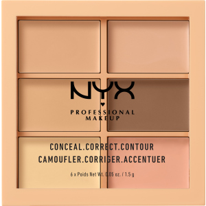 Палетка кремових консилерів NYX Professional Makeup 3C Palette - Conceal, Correct, Contour 01 Light 9 г (800897831479) краща модель в Вінниці