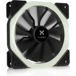 хороша модель Кулер для корпусу Vinga LED fan-01 white