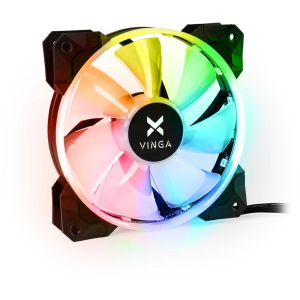 Кулер для корпусу Vinga RGB fan-02 ТОП в Вінниці