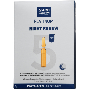 Нічні ампули MartiDerm Platinum Night Renew Ampollas 5 шт х 2 мл (8437019178024) в Вінниці