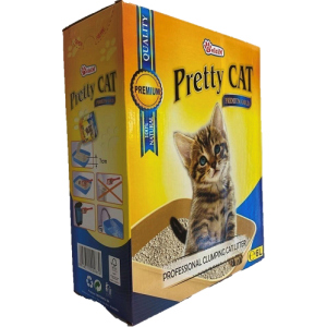 Наполнитель для кошачьего туалета Pretty Cat Premium Gold без аромата Бентонитовый комкующий 5 кг (6 л) (5948311200830) в Виннице