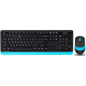 Комплект (клавіатура, миша) бездротовий A4Tech FG1010 Black/Blue USB рейтинг