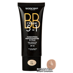 Тональный крем Deborah BB Cream SPF20 увлажняющий 01 Fair (8009518135688) ТОП в Виннице