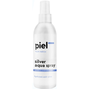 Зволожуючий спрей для обличчя для нормальної та комбінованої шкіри Piel Silver Aqua Spray 100 мл (4823015904271) надійний