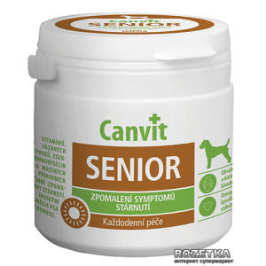 Вітаміно-мінеральний комплекс Canvit Senior для собак таблетки 100 шт (can50726)