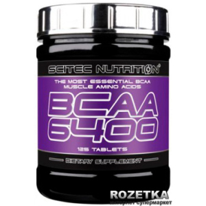 Аминокислота Scitec Nutrition BCAA 6400 125 таблеток (728633107513) ТОП в Виннице