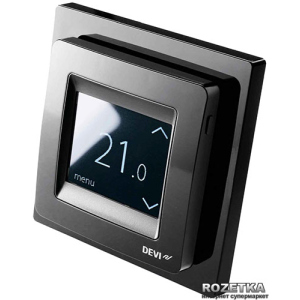 Терморегулятор DEVI DEVIreg Touch Black (140F1069) краща модель в Вінниці