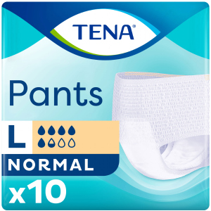 Підгузки -трусики для дорослих Tena Pants Normal Large 10 шт (7322540630657/7322541150994) рейтинг