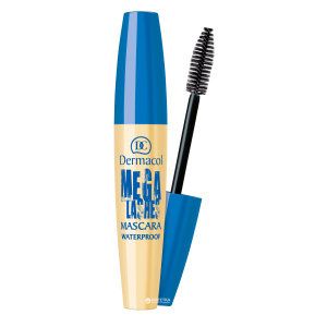 Водостійка туш для вій Dermacol Make-Up Mega Lashes 13 мл Чорна (85957787) в Вінниці