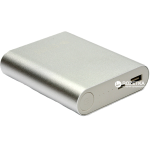 УМБ PowerPlant 10400 mAh Silver (PPLA9113) ТОП в Виннице