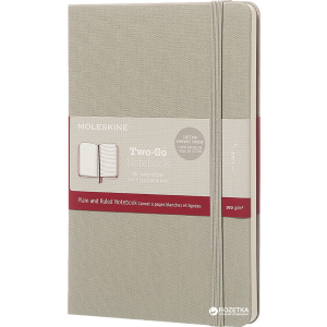 Записная книга Moleskine Two-Go 11.5 x 17.5 см 144 старницы Серая (8055002851688) ТОП в Виннице