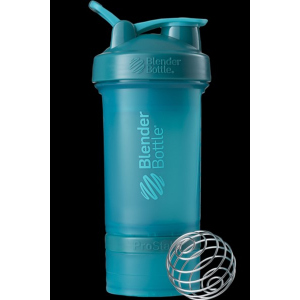 Шейкер BlenderBottle ProStak з кулькою 650 мл Блакитний (PS 22oz Teal) ТОП в Вінниці