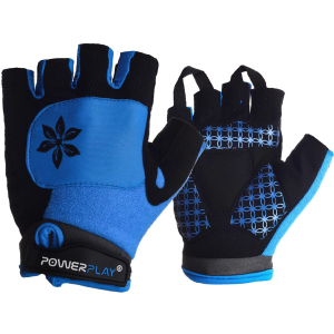 Велоперчатки женские PowerPlay 5284D S Blue (5284D_S_Blue) ТОП в Виннице