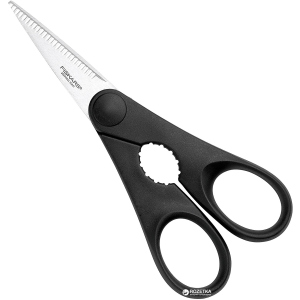 Ножницы кухонные Fiskars Essential с открывалкой 20 см Black (1023820) ТОП в Виннице