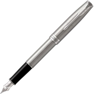 Ручка перьевая Parker Sonnet 17 Stainless Steel CT FP F Синяя Серый корпус (84 211) ТОП в Виннице