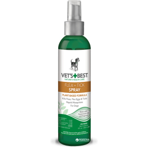 Спрей VET`S BEST Flea & Tick Spray от блох, клещей и москитов для собак 236 мл (vb10346) лучшая модель в Виннице