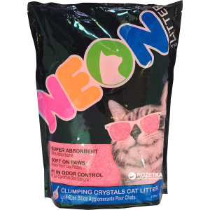 Наполнитель для кошачьего туалета Neon Litter Clump Розовый Кварцевый комкующий 1.81 кг (4 л) (633843700419) рейтинг
