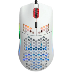 Мышь Glorious Model O Minus RGB USB White (GOM-WHITE) лучшая модель в Виннице