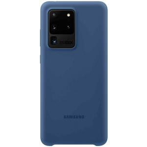 Панель Samsung Silicone Cover Samsung Galaxy S20 Ultra Navy Blue (EF-PG988TNEGRU) ТОП в Вінниці