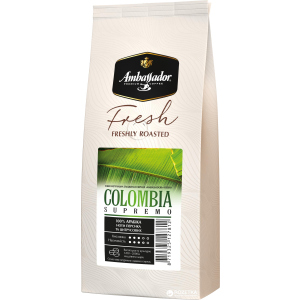 Кава у зернах Ambassador Fresh Colombia Supremo 1 кг (8719325127812) краща модель в Вінниці