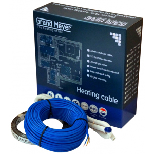 Тепла підлога Grand Meyer двожильний кабель 20 Вт/пог. м 15 м (1.3-2.1 м²) (THC20-15) рейтинг