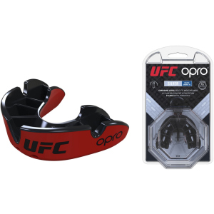 Капа OPRO Junior Silver UFC Hologram Red/Black (002265001) в Вінниці