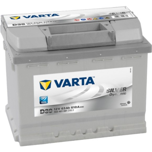 Автомобильный аккумулятор Varta Silver Dynamic 63А (+/-) D39 (610EN) (563401061) ТОП в Виннице