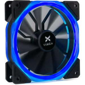 Кулер Vinga LED fan-02 Blue лучшая модель в Виннице