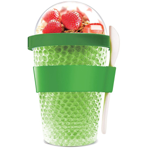 Контейнер Asobu Chill Yo 2 Go Food Container 380 мл з ложкою лайма (CY2GO LIME)