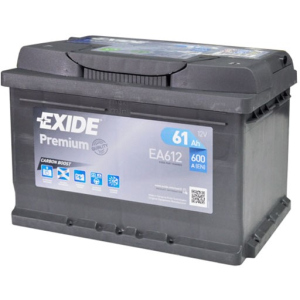 Автомобильный аккумулятор Exide Premium 6СТ-61 Н (EA612) 61 Ач (-/+) Euro 600 А (EA612) лучшая модель в Виннице