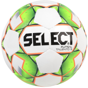 М'яч футзальний Select Futsal Talento 9 №2 White-Green-Orange (5703543187126) ТОП в Вінниці