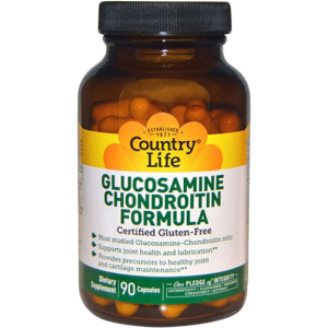 Хондропротектор Country Life Glucosamine Chondroitin Formula 90 капсул (015794017073) краща модель в Вінниці