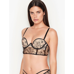 Бюстье Victoria's Secret 721458707 32B Бежевий/Чорний (1159751852) рейтинг