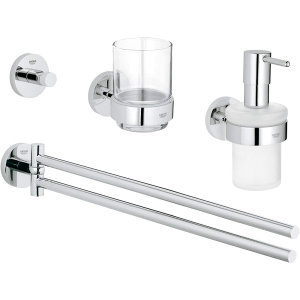 Набір аксесуарів GROHE Essentials 40846001 4 в 1 ТОП в Вінниці