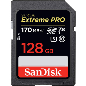 SanDisk SDXC Extreme Pro 128GB V30 UHS-I U3 (SDSDXXY-128G-GN4IN) лучшая модель в Виннице